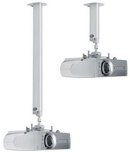 Soporte telescópico para video proyector. Fijación a techo y pared - Ref.  PTR-15